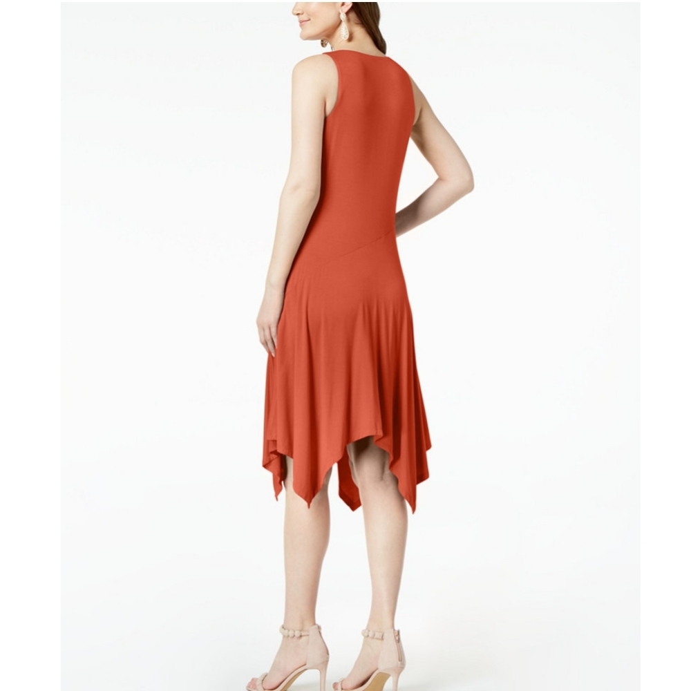 I.N.C. sleeveless asymmetrical hem dress❤️